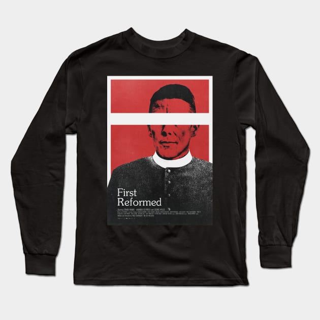 First Reformed Red Long Sleeve T-Shirt by teavocado